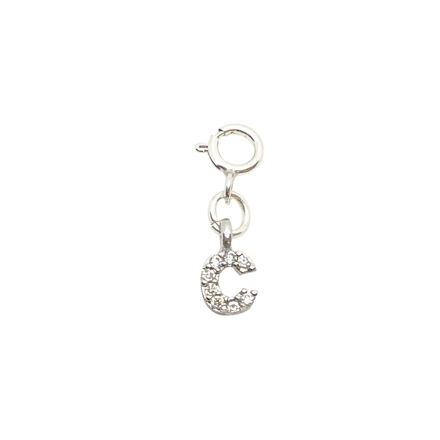 Initial C - Silver Charm LaCkore Couture