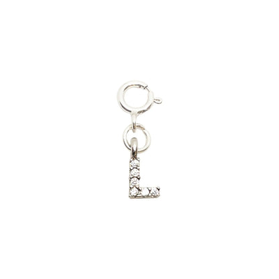 Initial L - Silver Charm LaCkore Couture