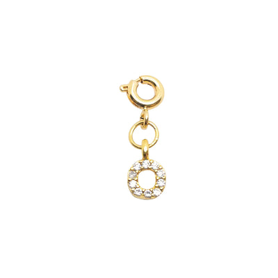 Initial O - Gold Charm LaCkore Couture