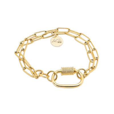Link Lock Charm Bracelet LaCkore Couture