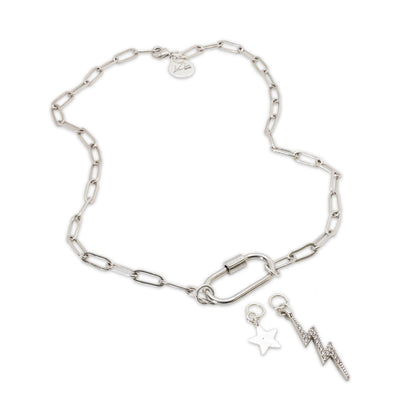 Link Lock Charm Necklace LaCkore Couture