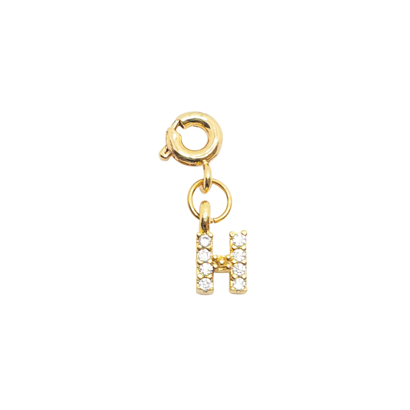 Initial H - Gold Charm LaCkore Couture
