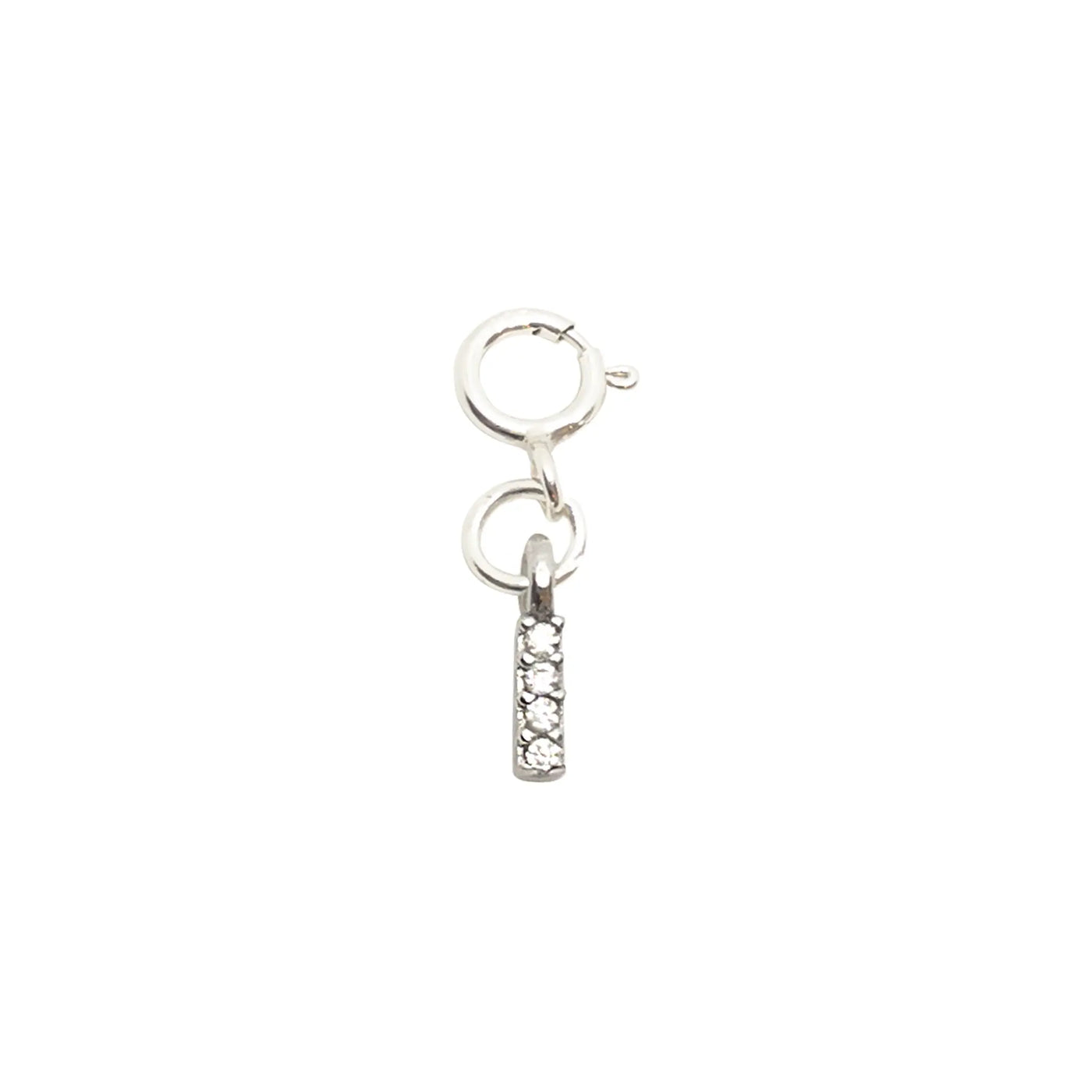 Initial I - Silver Charm LaCkore Couture