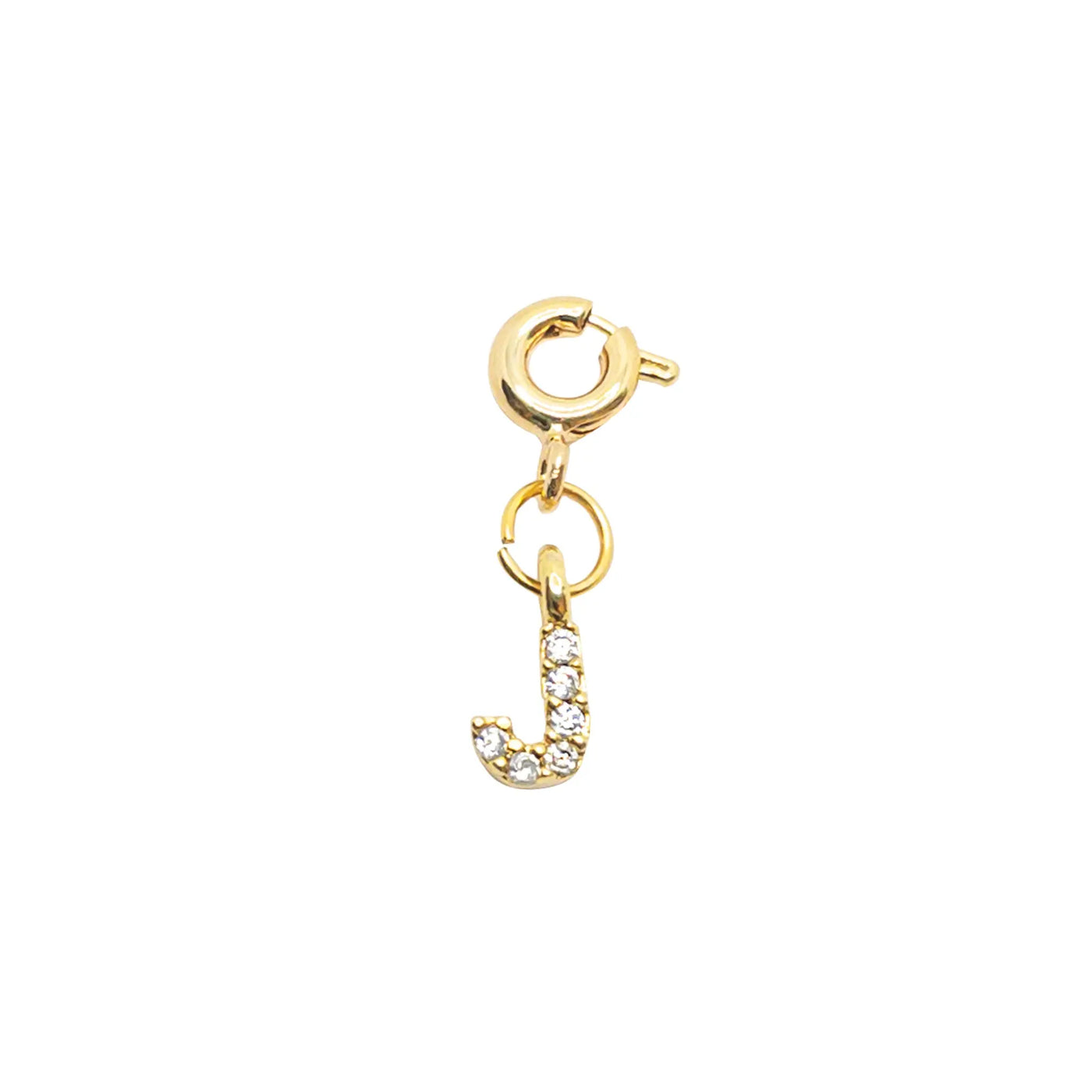 Initial J - Gold Charm LaCkore Couture