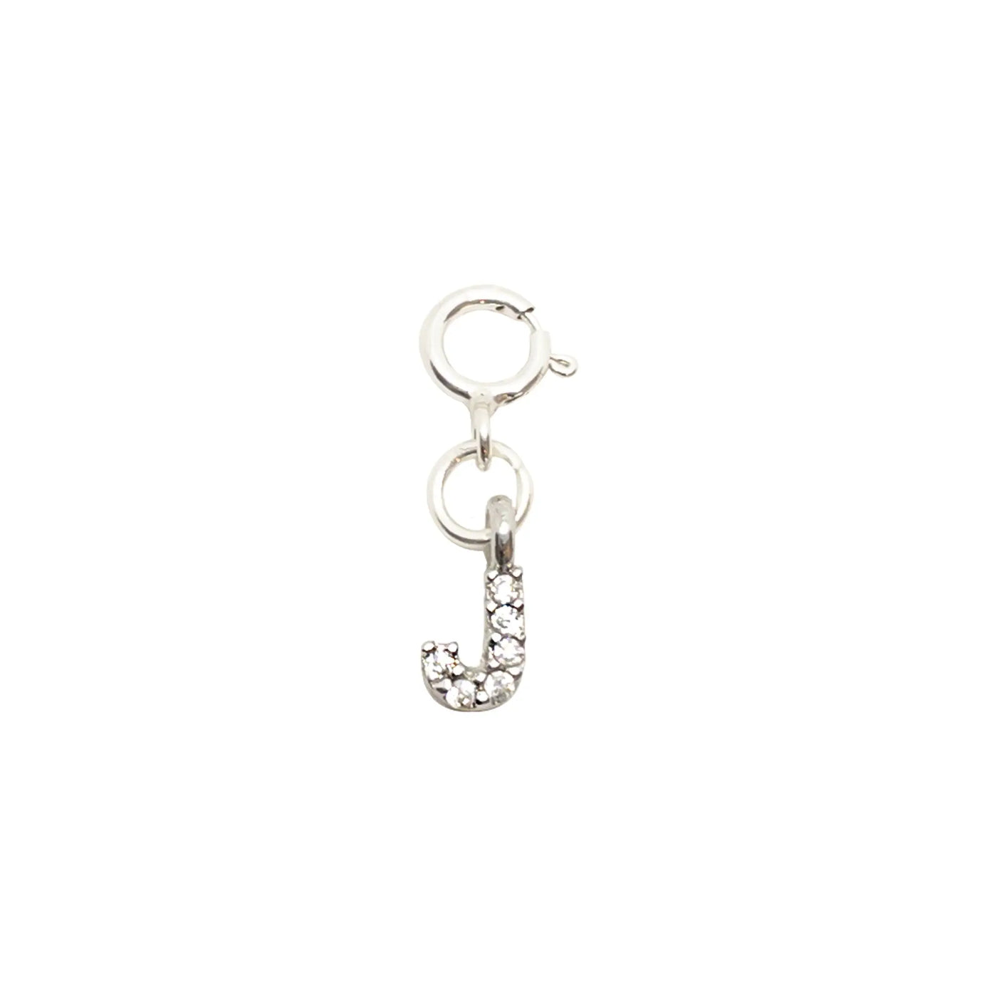 Initial J - Silver Charm LaCkore Couture