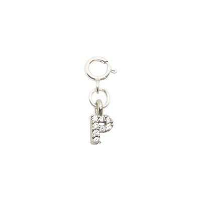 Initial P - Silver Charm LaCkore Couture