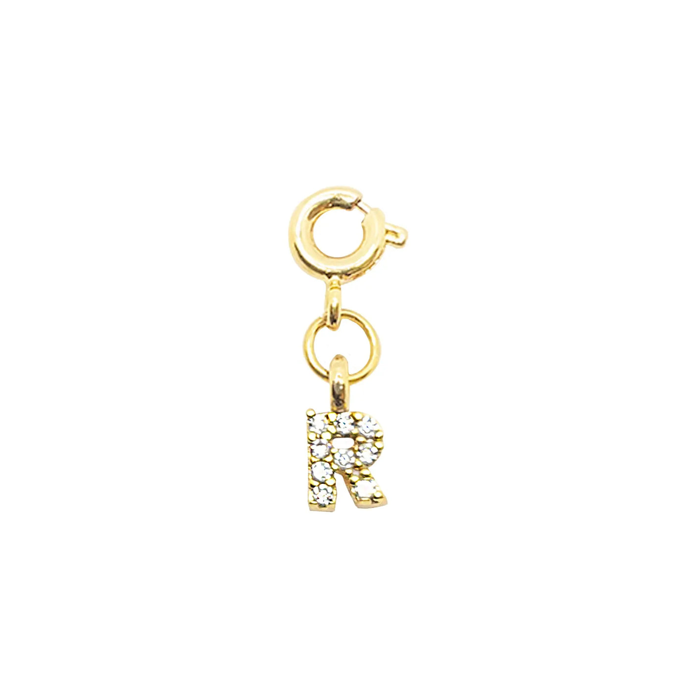 Initial R - Gold Charm LaCkore Couture