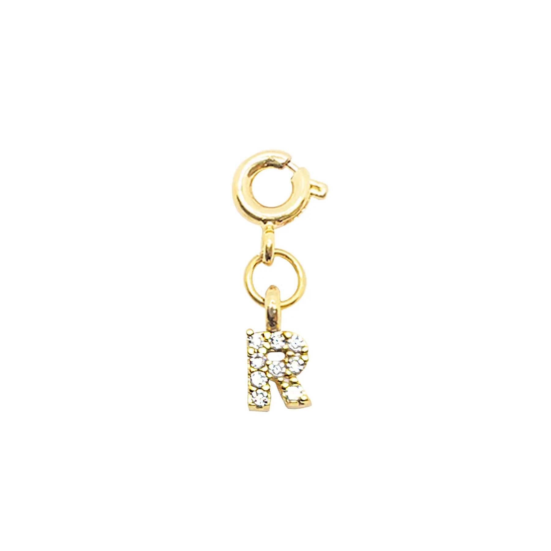 Initial R - Gold Charm | LaCkore Couture