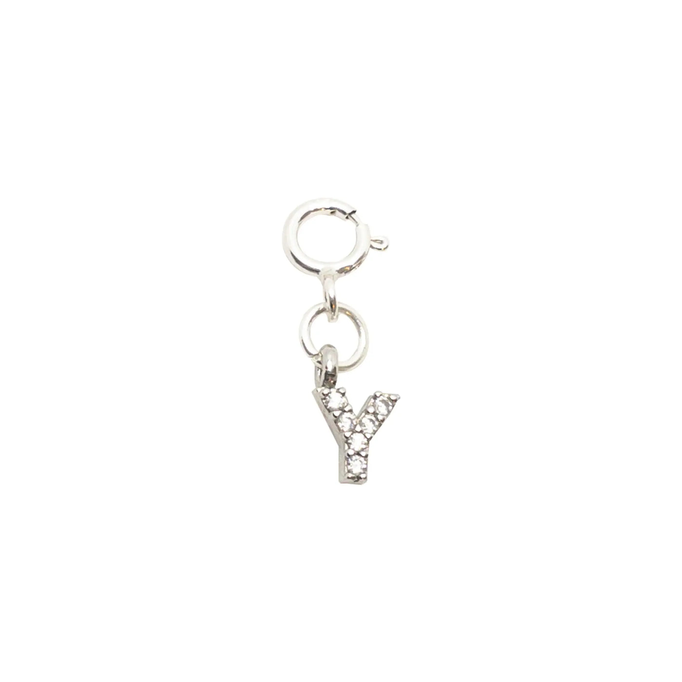 Initial Y - Silver Charm LaCkore Couture