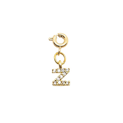 Initial Z - Gold Charm LaCkore Couture