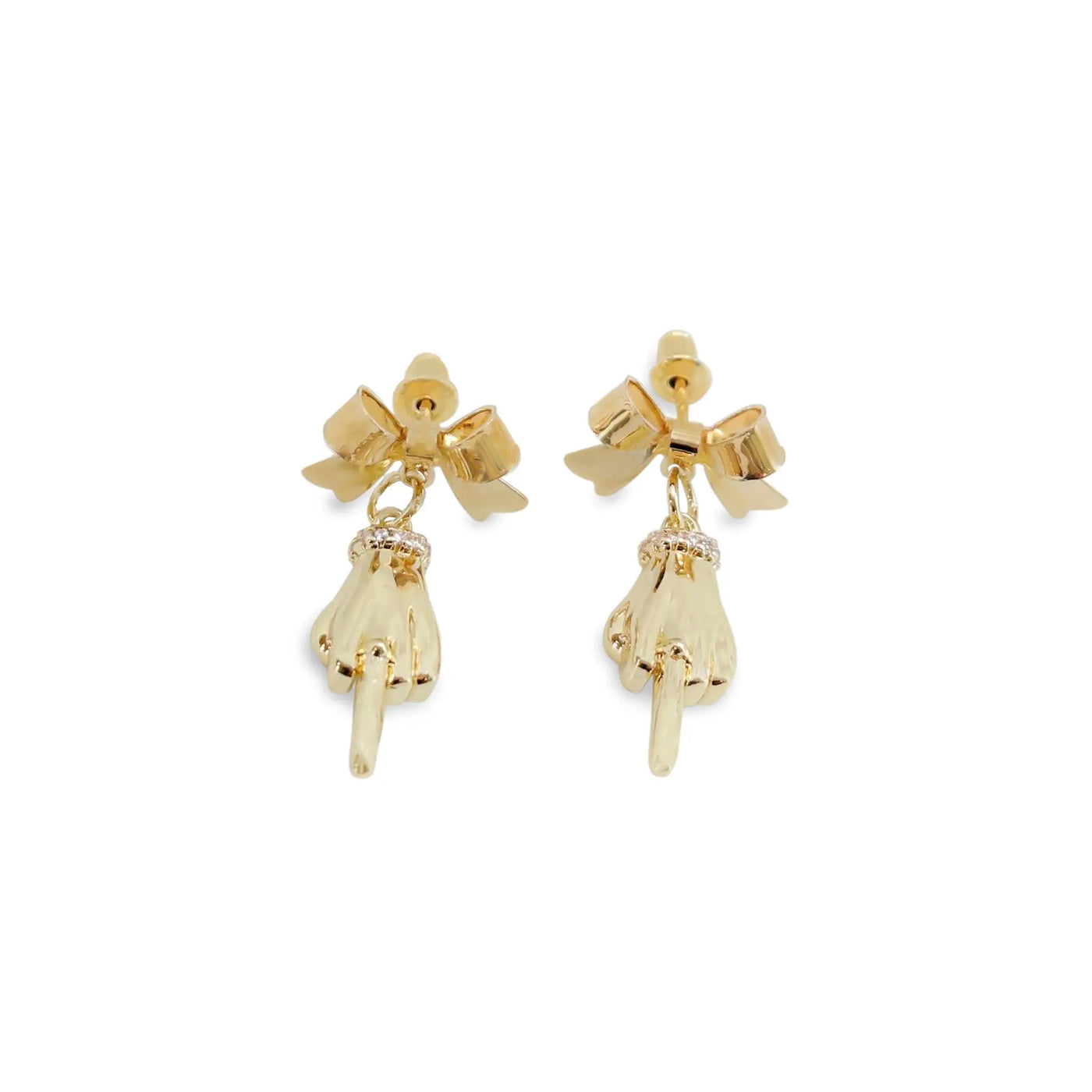 Middle Finger Earrings LaCkore Couture