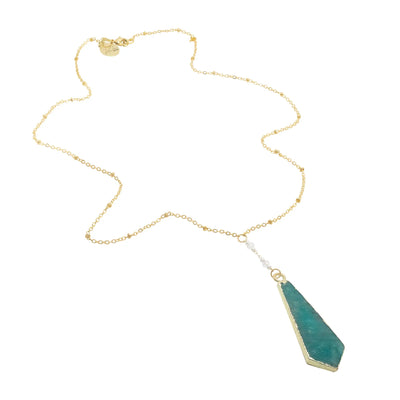 Ocean Vibes Amazonite Necklace LaCkore Couture