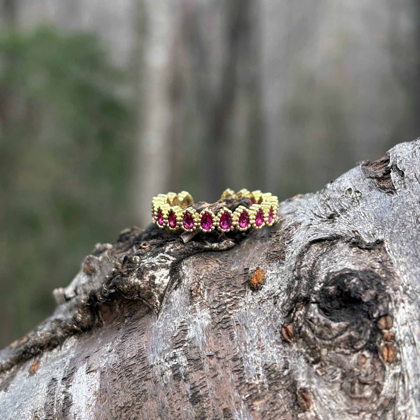 Pink Pop Crystal Ring | LaCkore Couture