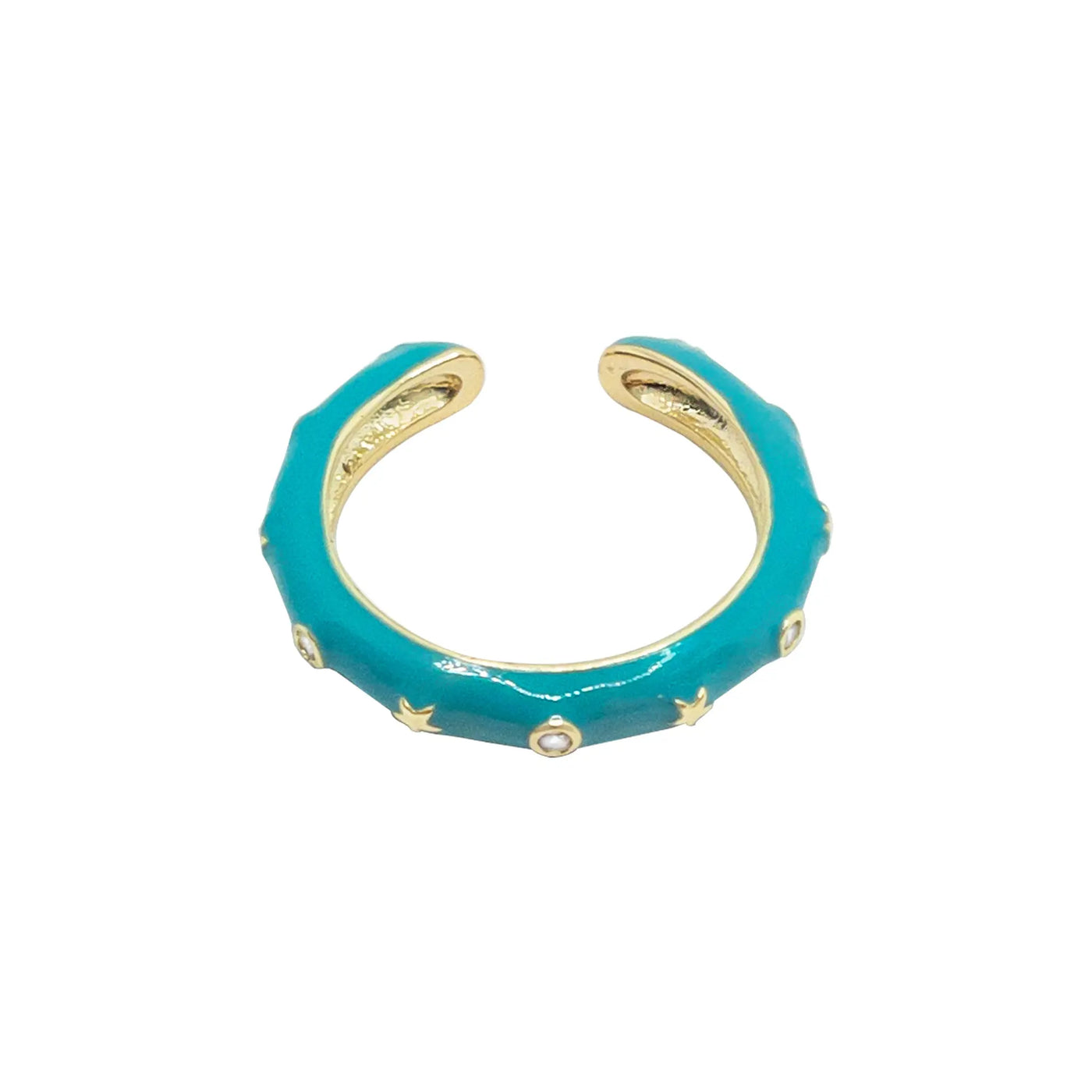 Precious Teal Ring LaCkore Couture