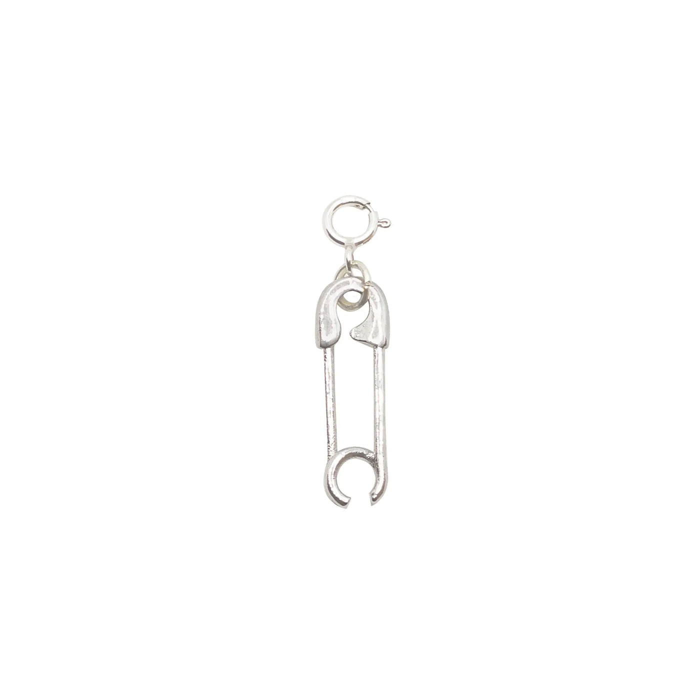 Safety Pin Silver Charm LaCkore Couture