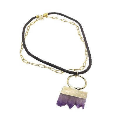 Allure Amethyst Necklace LaCkore Couture
