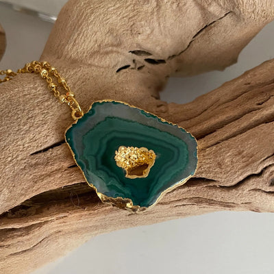 Emerald Drop Necklace LaCkore Couture