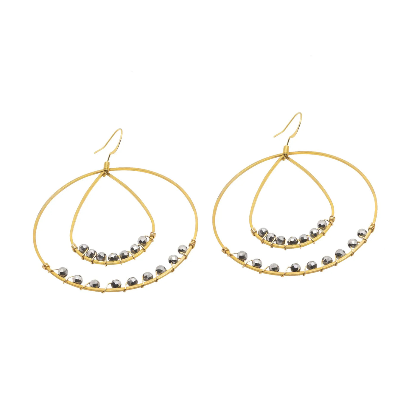 Jolie Earrings LaCkore Couture Gold