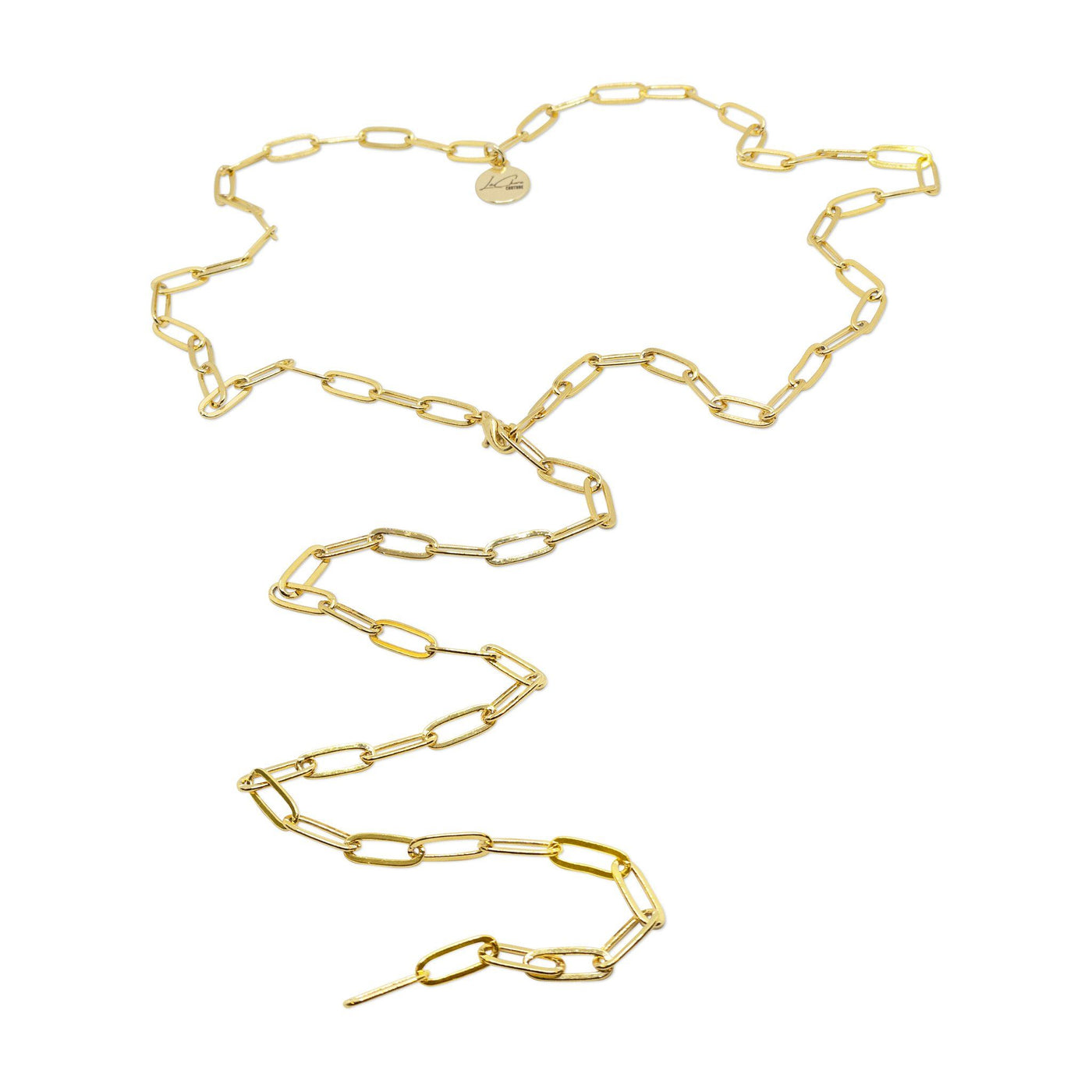 Long Lock Charm Necklace LaCkore Couture